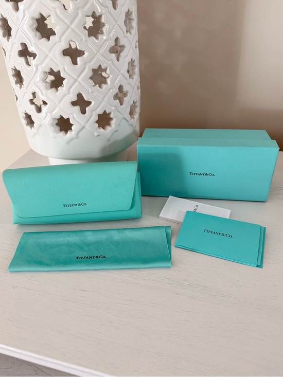 Tiffany & Co. Accessories - Tiffany Sunglass Case, Box and Cloth Set